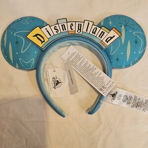Disney Teal Mickey Mouse Ears Headband